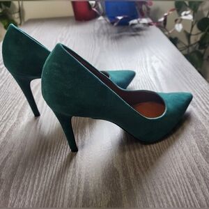 Christian Siriano Emerald Green Heels